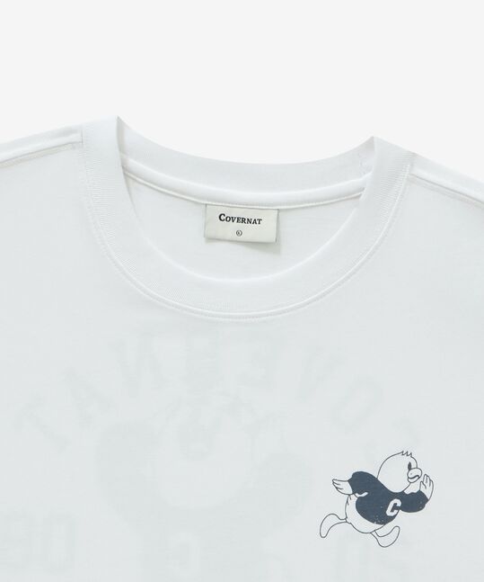 COVERNAT DUCK GRAPHIC LOGO T-SHIRT