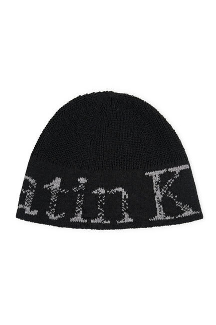 CRACKED LOGO LIGHT BUCKET BEANIE