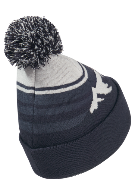STRIPY POMPOM BEANIE K