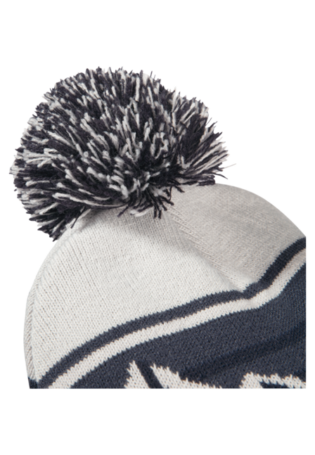 STRIPY POMPOM BEANIE K