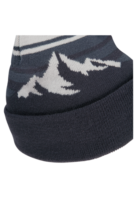 STRIPY POMPOM BEANIE K