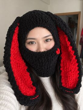 Bunny Balaclava hat 