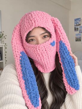 Bunny Balaclava hat