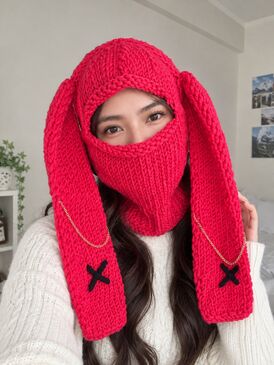 Bunny Balaclava hat
