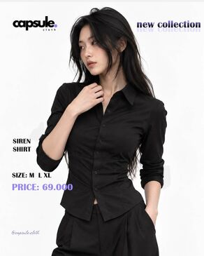 Siren shirt - Black