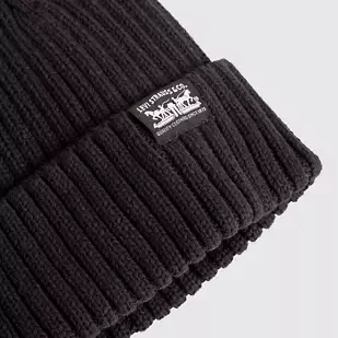 SUNSET BEANIE ANTHRACITE NIGHT COTTON