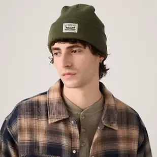 EMBARCADERO BEANIE OLIVE NIGHT