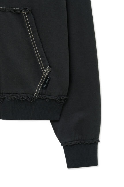 RAW CUT APPLIQUE HOODY ZIP UP