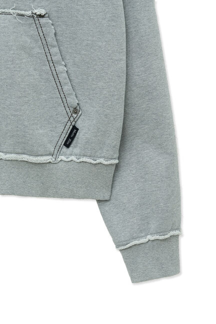RAW CUT APPLIQUE HOODY ZIP UP