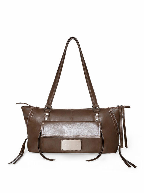 FLAP POCKET SHOULDER BAG