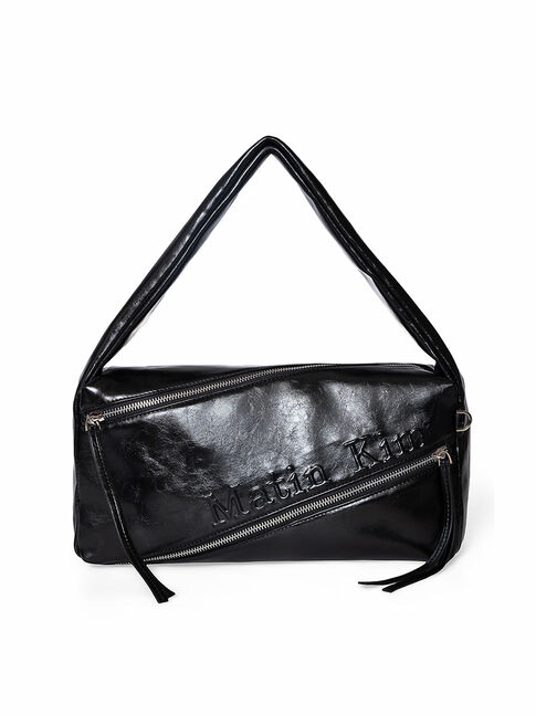 PADDED DIAGONAL ZIPPER BAG
