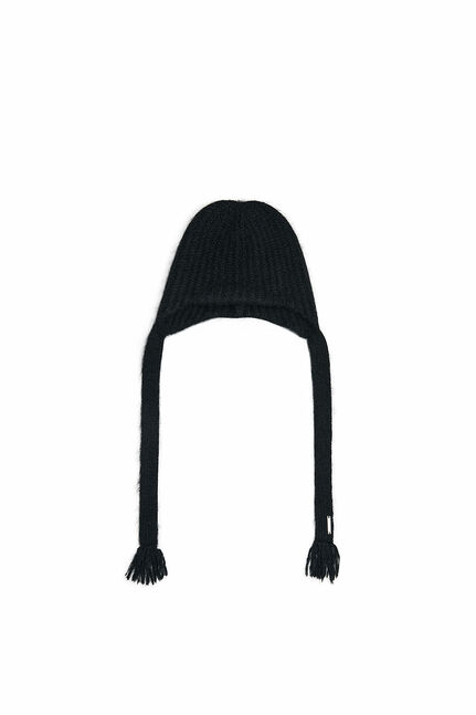 TASSEL TIE KNIT BEANIE