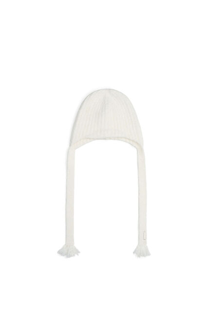 TASSEL TIE KNIT BEANIE
