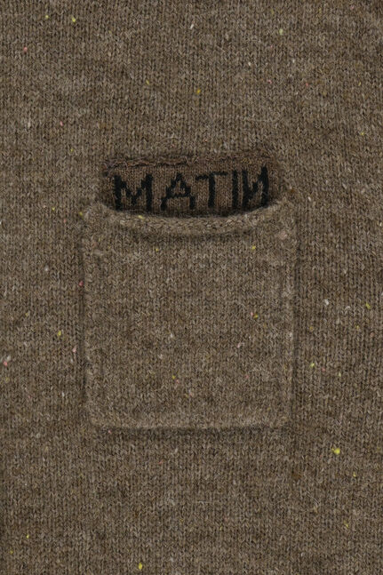 NEP YARN MINI POCKET KNIT CARDIGAN