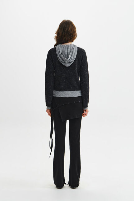 NEP YARN MINI POCKET KNIT CARDIGAN