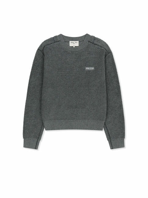 BOUCLE TEXTURE KNIT PULLOVER