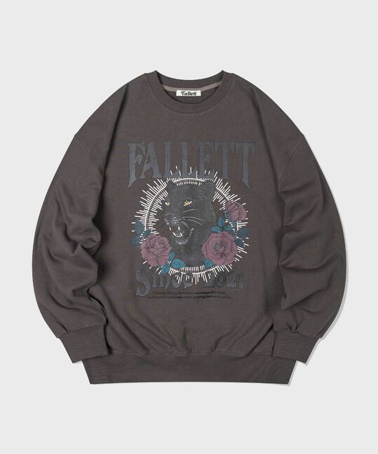 Black Leopard Sweatshirt