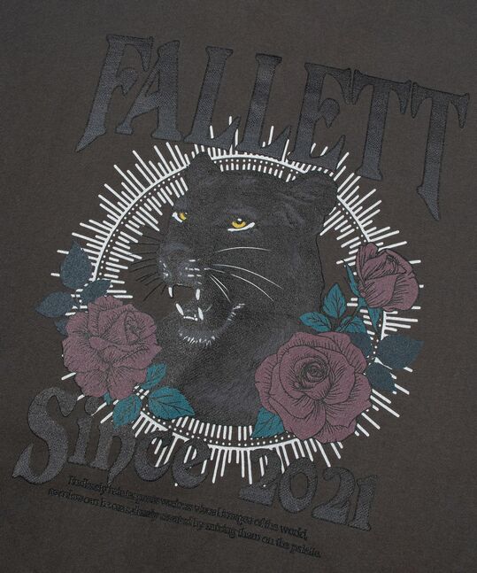 Black Leopard Sweatshirt