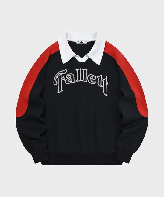 Sporty Collar Sweatshirt
