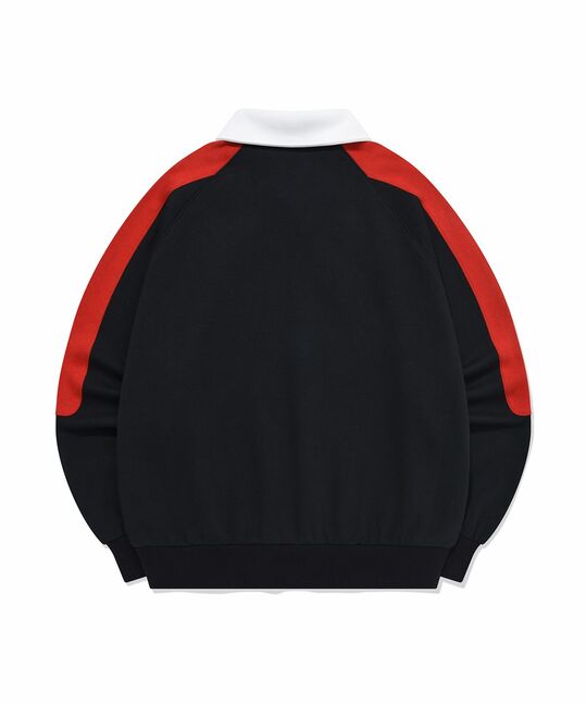 Sporty Collar Sweatshirt