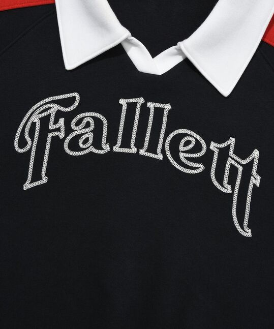 Sporty Collar Sweatshirt
