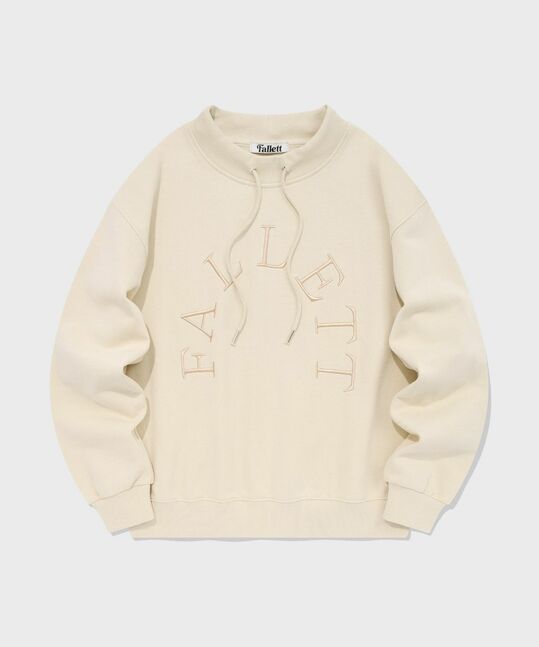 Half Neck Arch Logo Sweatshirt