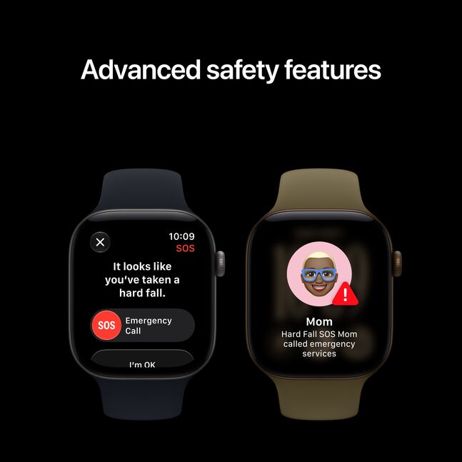 Apple Watch Series 12 /46mm, SM size Sport Band, Jet Black/