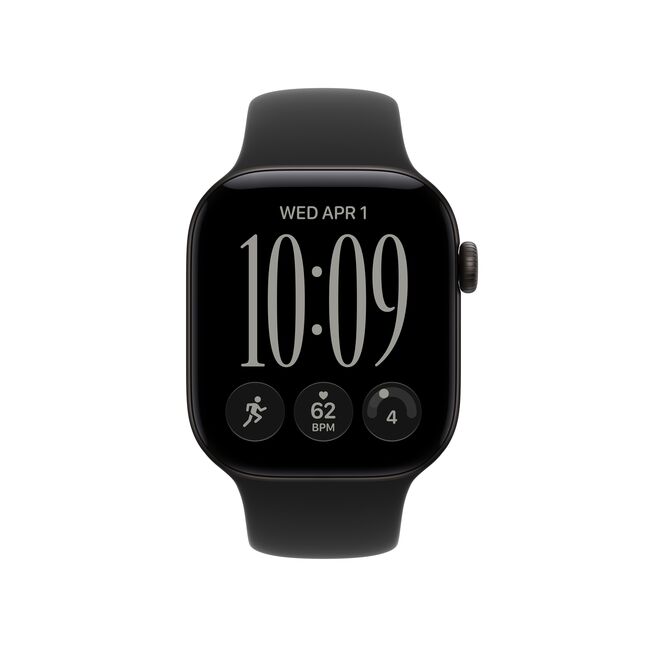 Apple Watch Series 12 /42mm, SM size Sport Band, Jet Black/