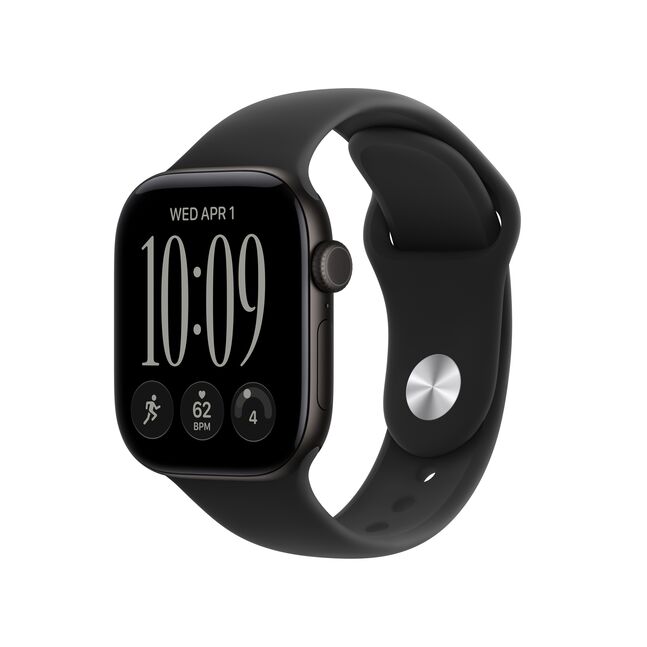 Apple Watch Series 12 /42mm, SM size Sport Band, Jet Black/