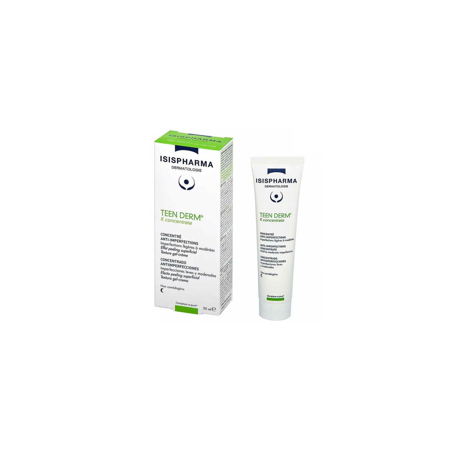 ISISPHARMA TEENDERM K-concentrate Асуудалтай арьсны оройн түрхлэг