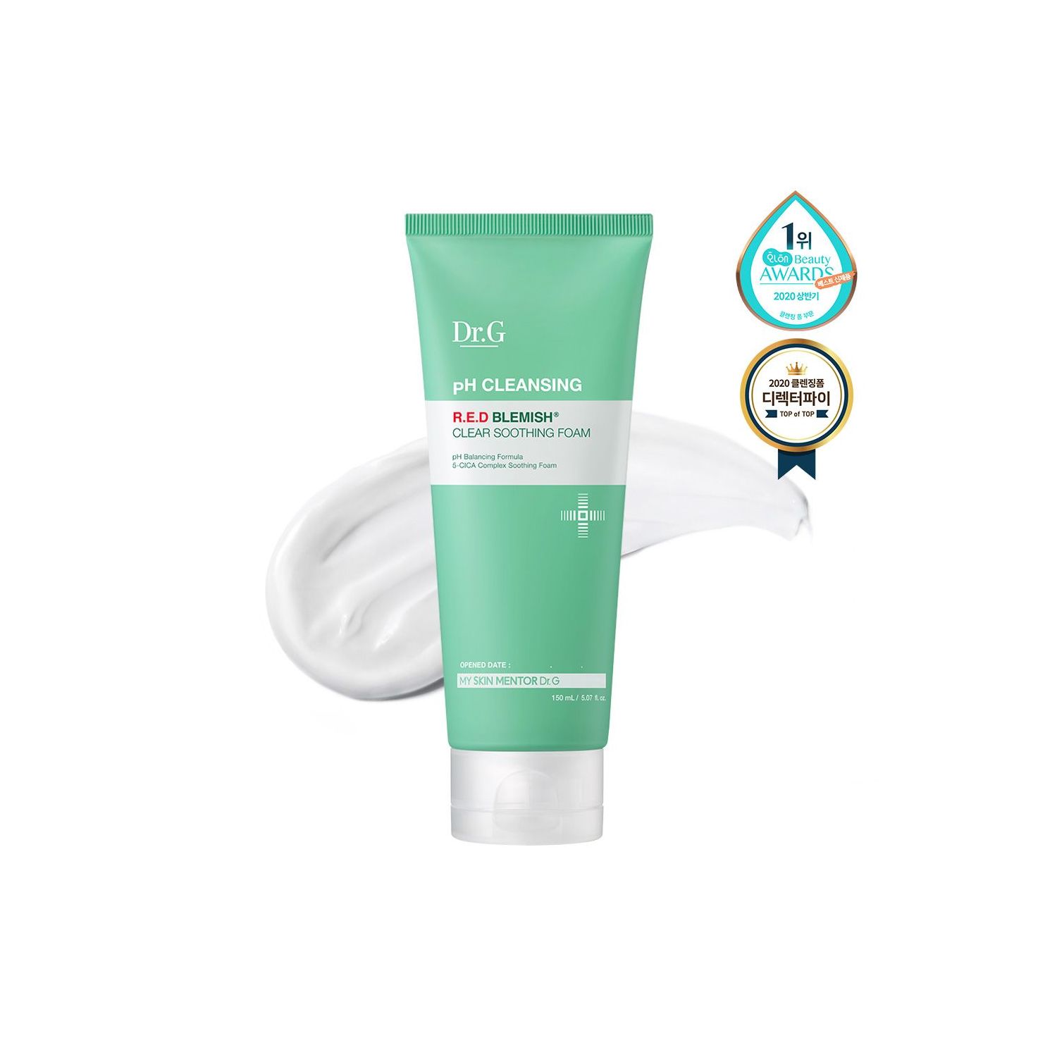 DR.G pH CLEANSING R.E.D BLEMISH CLEAR SOOTHING FOAM