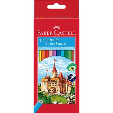 Colour pencil Castle hexagonal box of 12