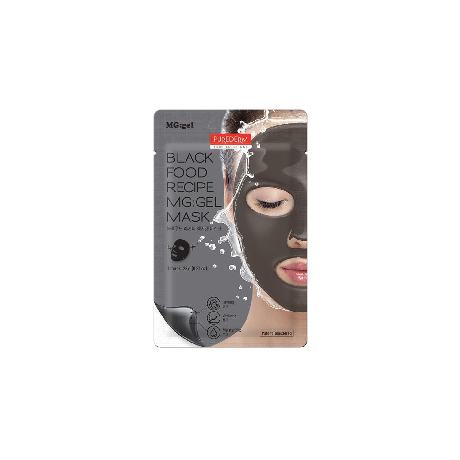 PUREDERM Гелэн хар маск