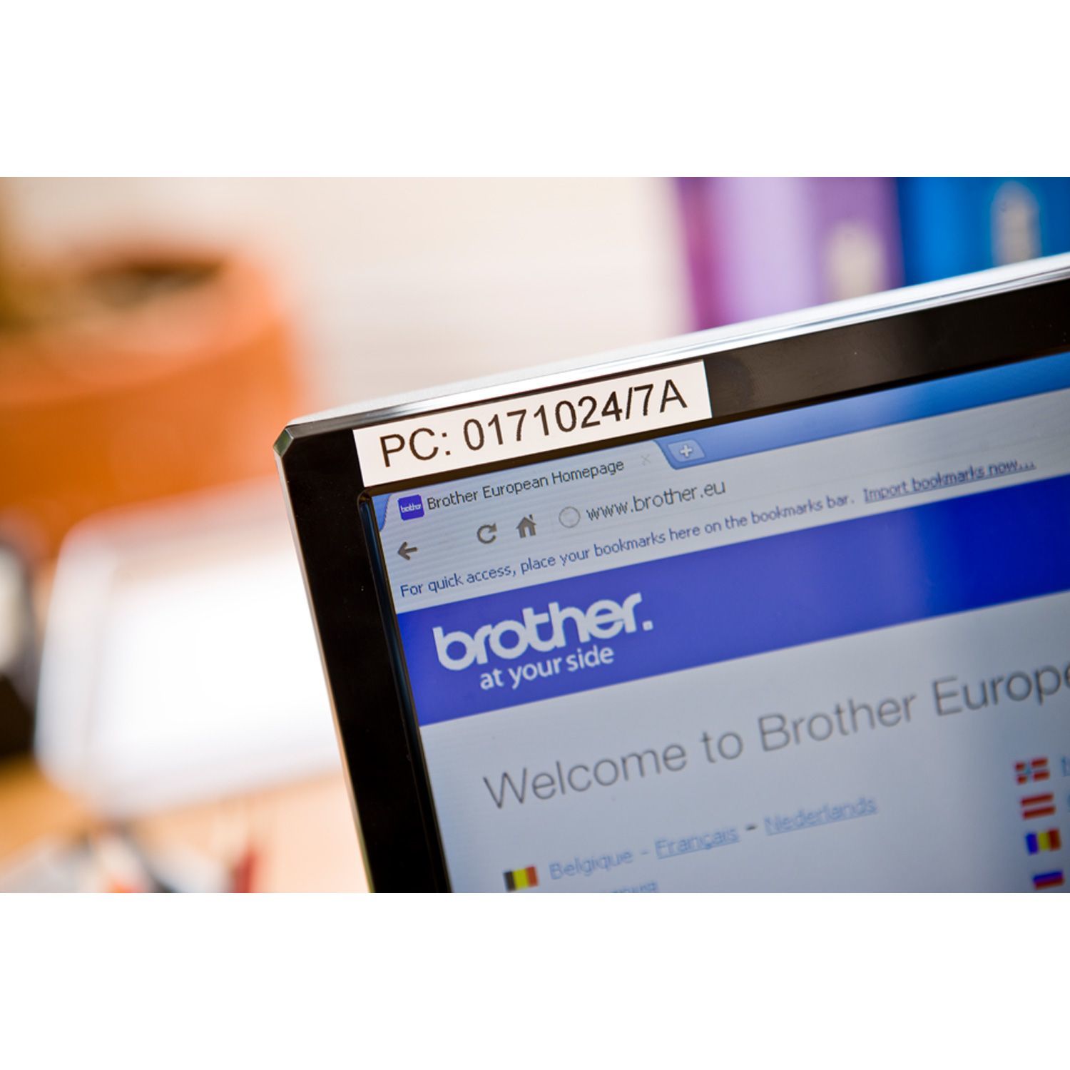 Brother шошго хэвлэгч цаас tze-231 /Black on White 12mm/