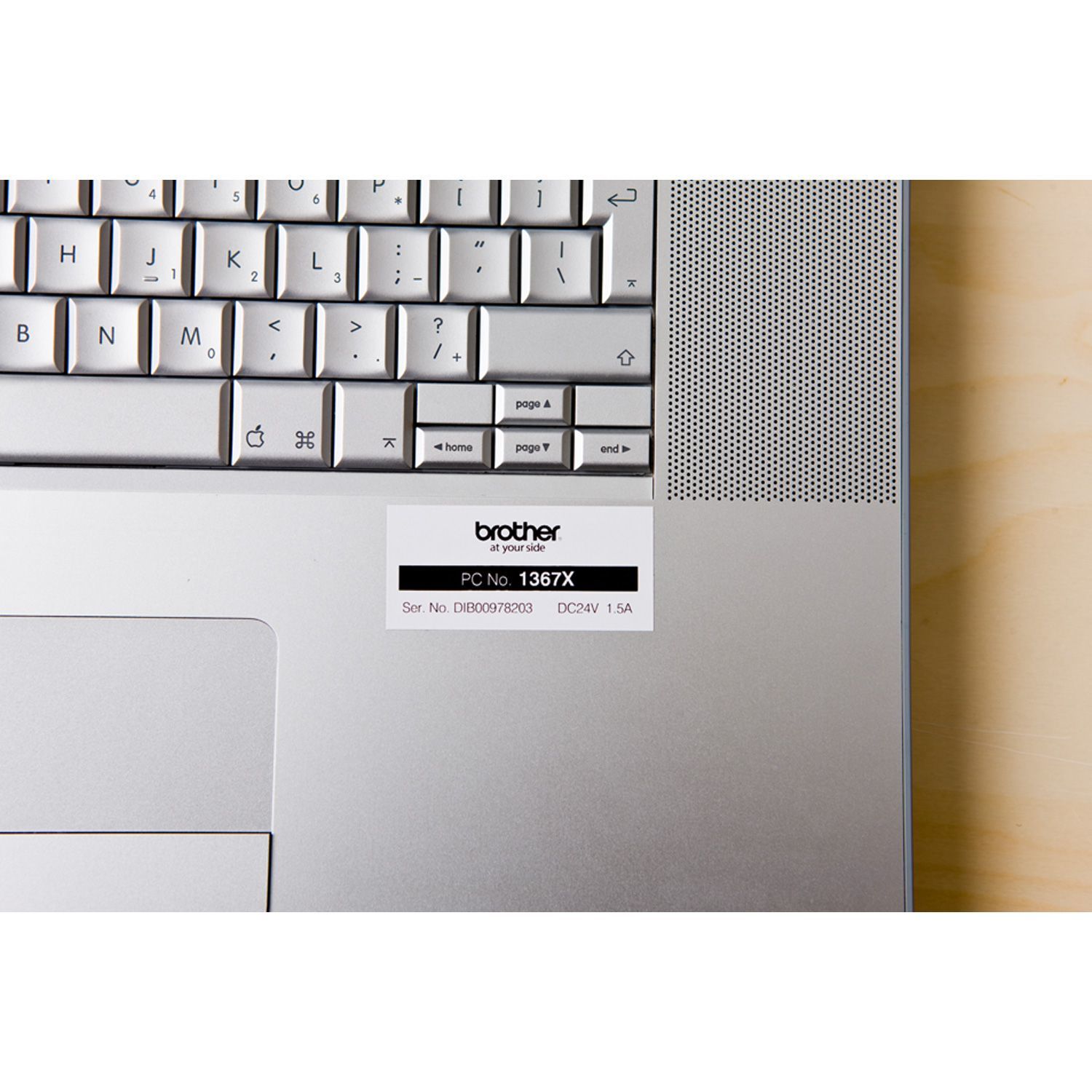 Brother шошго хэвлэгч цаас tze-251 /Black on White 24mm/