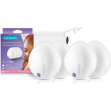 Lansinoh Washable pads Хөхний сүү шингээгч цагаан 4ш