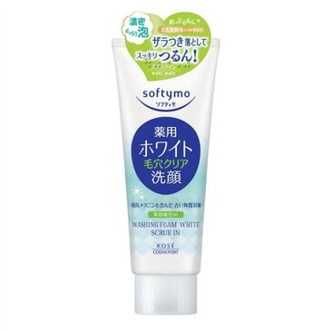 KOSE SOFTYMO WASHING FOAM WHITE SCRUB IN 