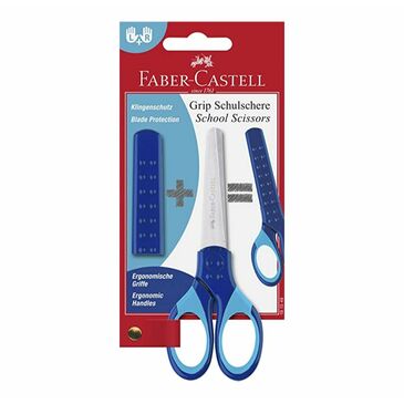 School scissors Grip blue 1x BC