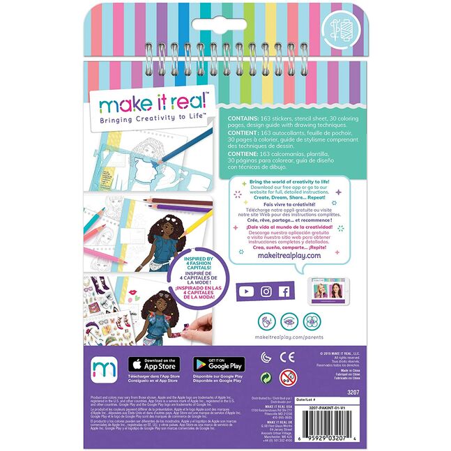 3207-Fashion Design Sketchbook: City Style Sketchbook