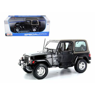 1:18 Jeep Wrangler Sahara (Black)