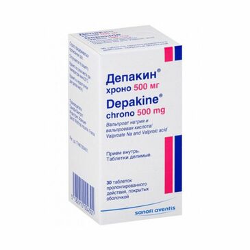 Депакин Хроно 500мг №30
