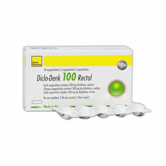 Дикло Денк 100 Ректал 100мг №10