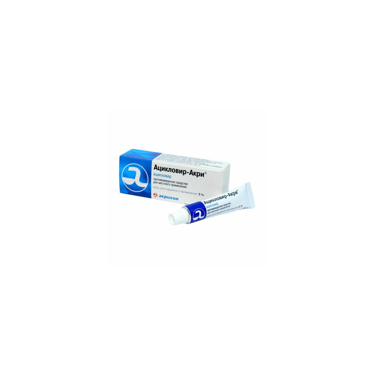 Ацикловир 5% 5гр №1 Акрихим