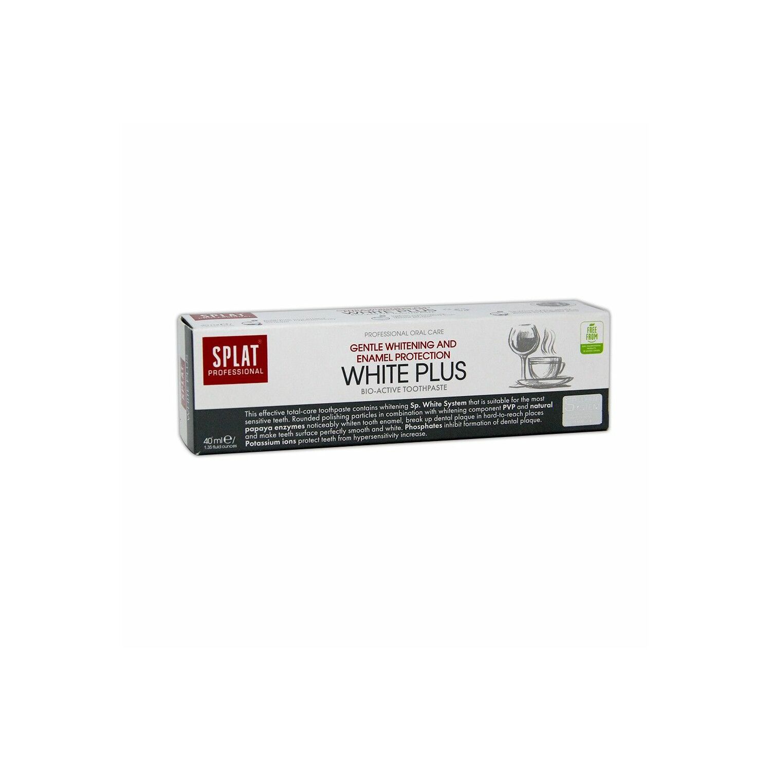 Сплат оо white plus 40мл 4802 №1