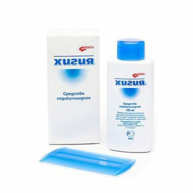 Хигия бөөс/эсрэг шампунь 1% 120гр №1