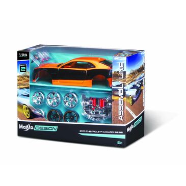 1:24 Design Assembly Line  Chevrolet Camaro SS (Metallic Orange/Black)